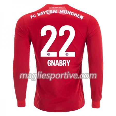 Completo Calcio Bayern Monaco Serge Gnabry 22 Divisa Prima 2019/2020 ML